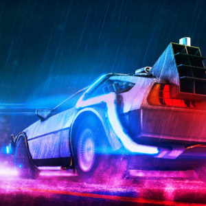Back To The Future Neon Wallpapers