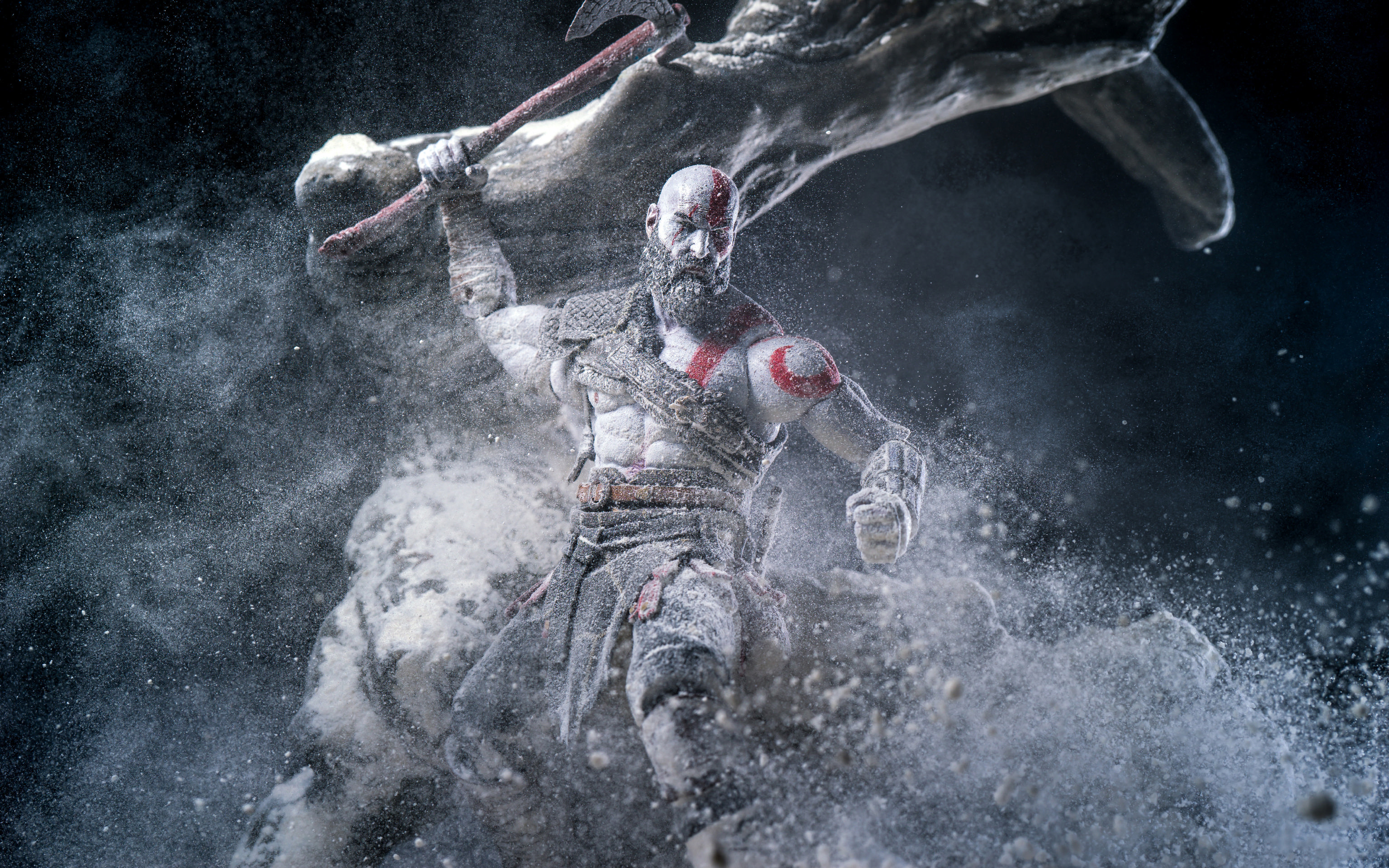 Kratos in God of War 2018 4K