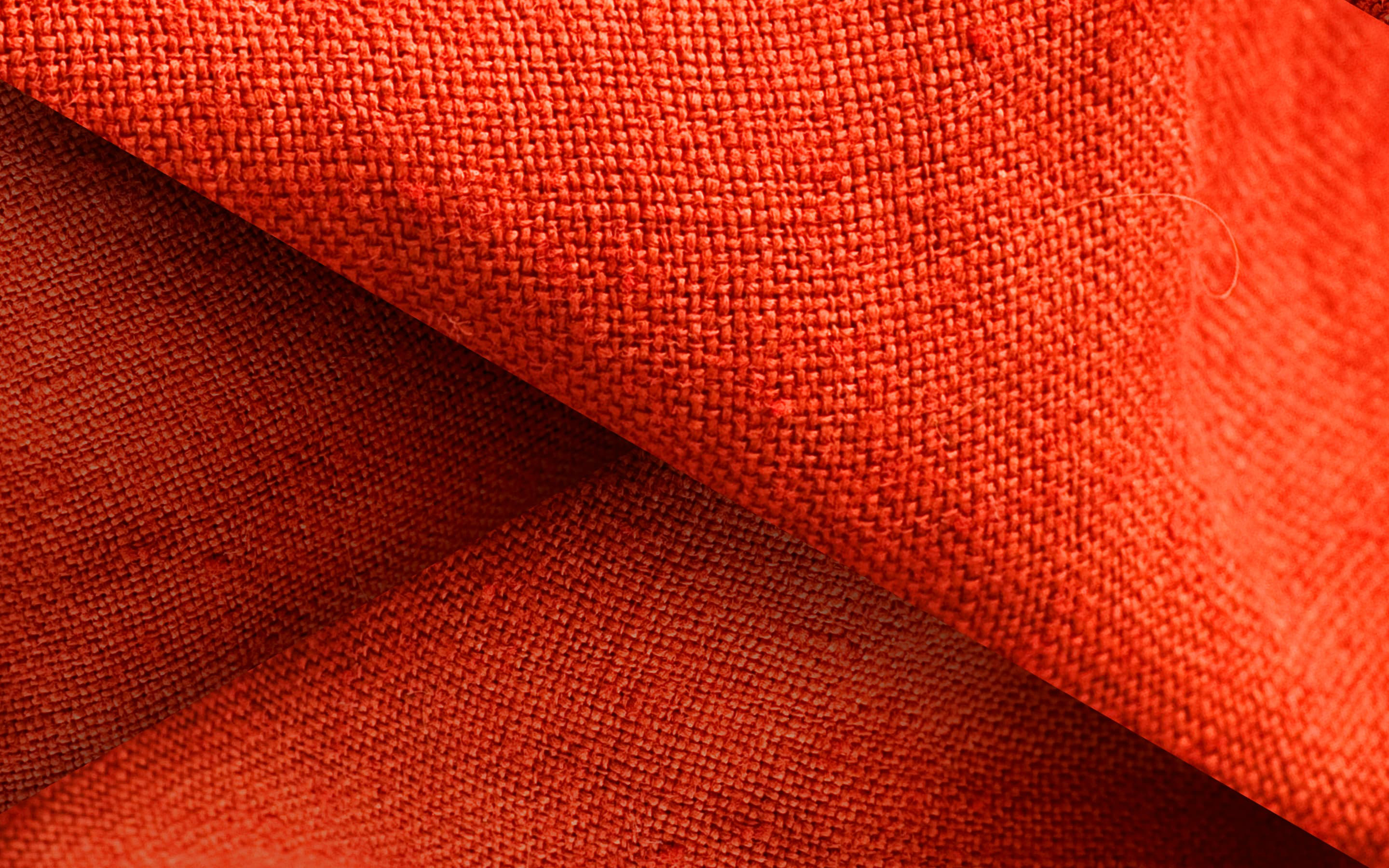 Orange Fabric Macro Wallpapers