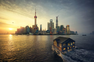 Shanghai Sunset 4K Wallpapers