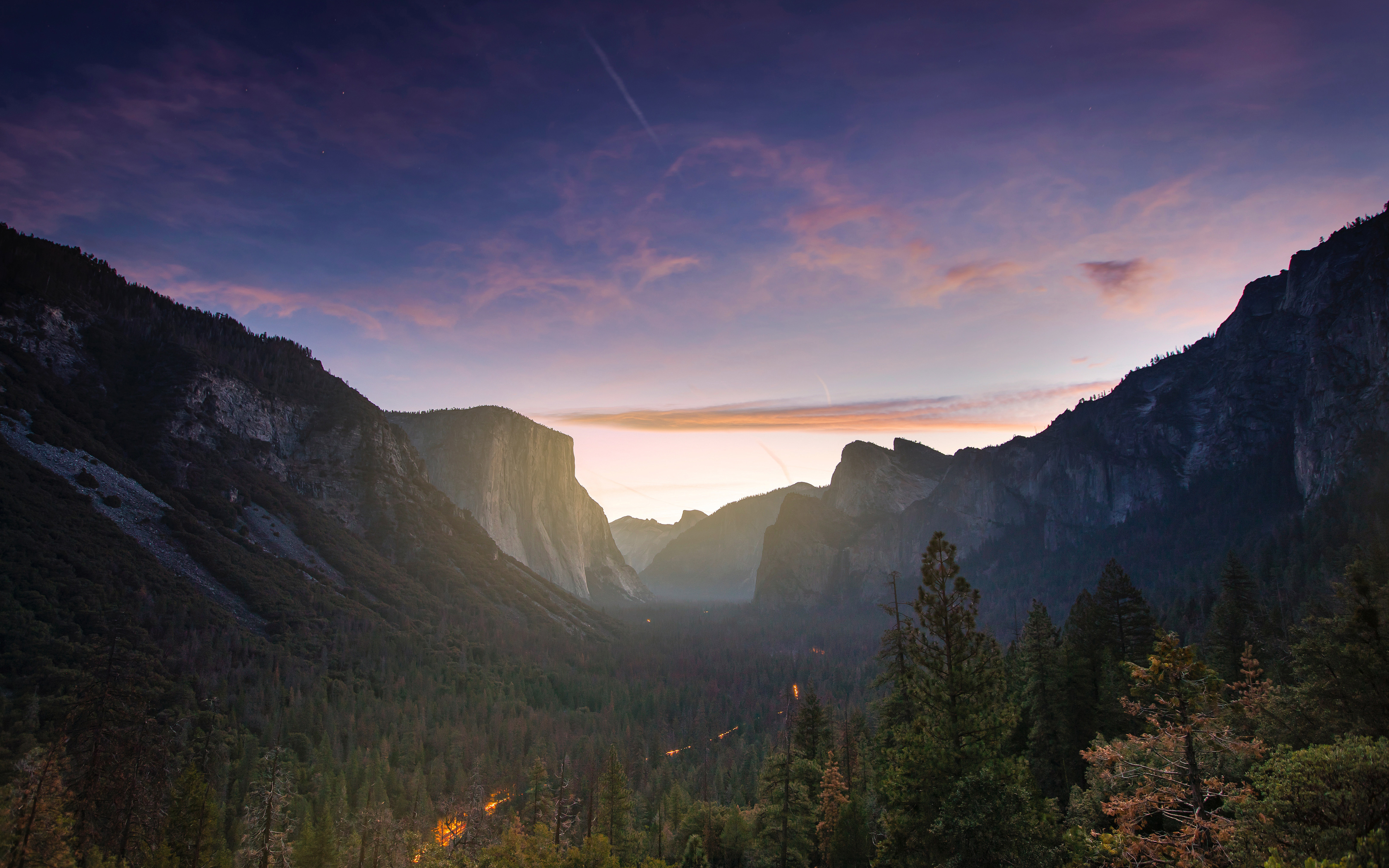 Yosemite Valley Sierra Nevada 4K