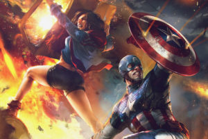 America Chavez and Captain America Artwork Wallpapers