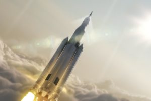 Falcon Heavy Rocket SpaceX 4K