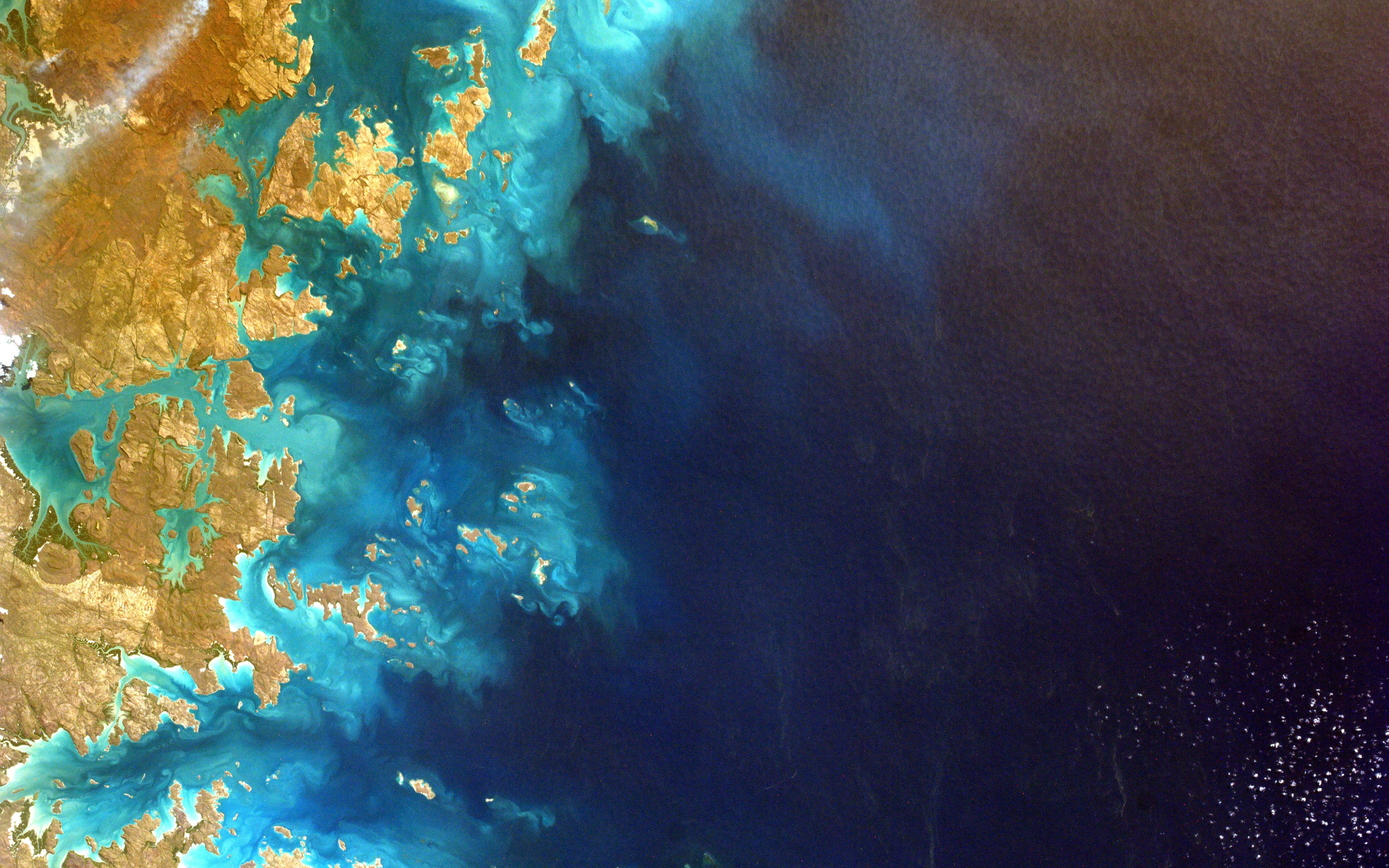 Northwest Australia from Space 4K Wallpapers