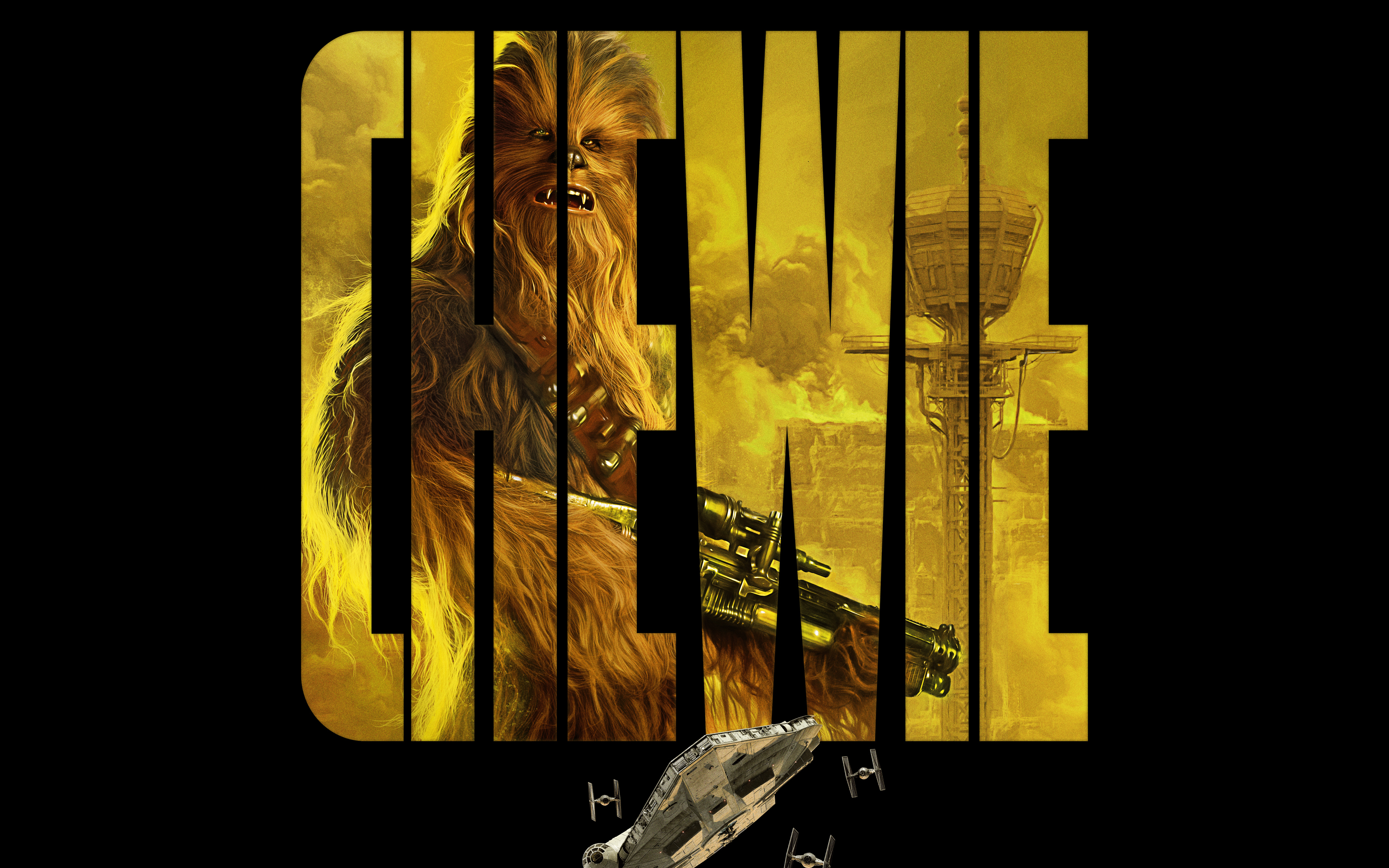 Chewie in Solo A Star Wars Story 4K 8K Wallpapers