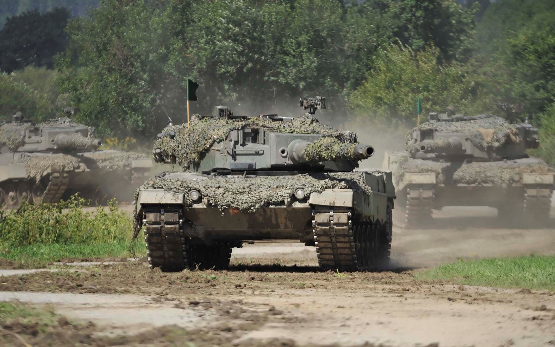 Dangerous Army Tank on War