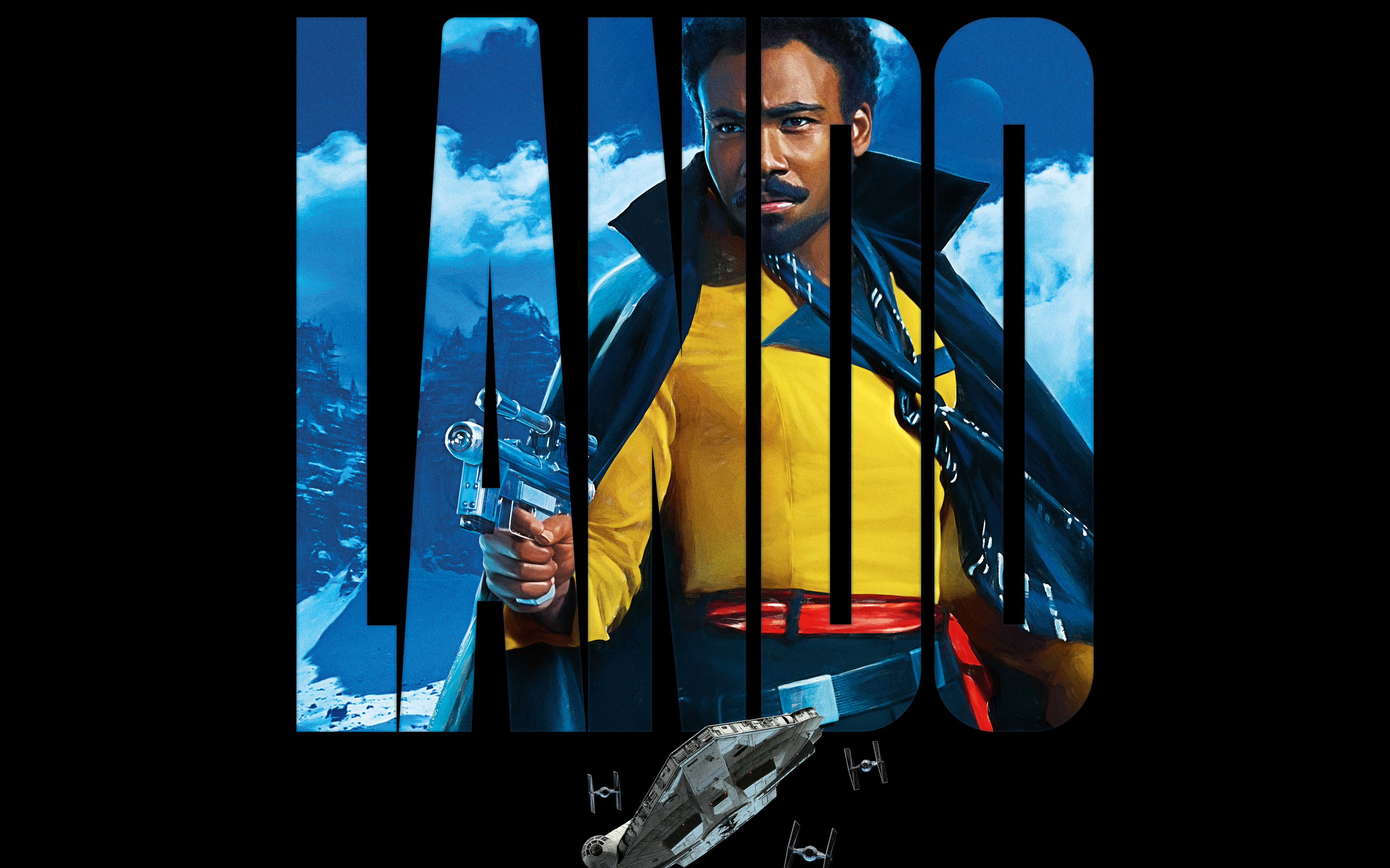 Lando Calrissian in Solo A Star Wars Story 4K 8K