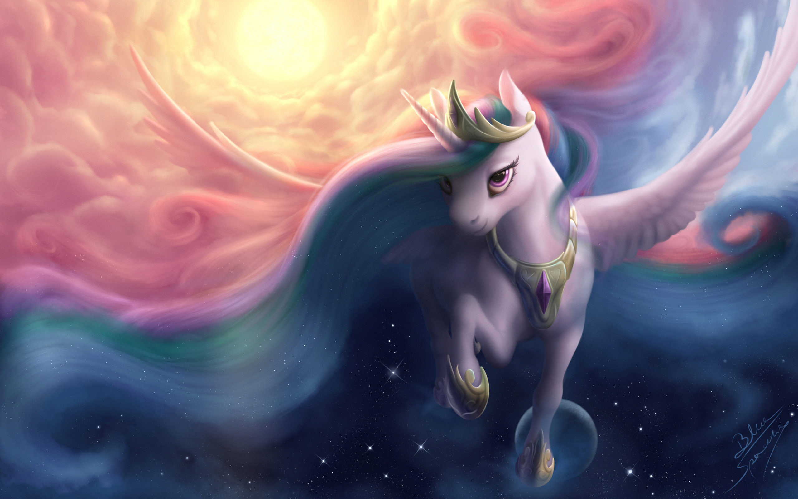 Princess Luna Alicorn My Little Pony Friendship is Magic Wallpapers