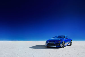 2018 Lexus LC500h Structural Blue Edition 4K Wallpapers