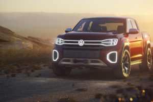 2018 Volkswagen Atlas Tanoak Pickup Truck Concept 4K