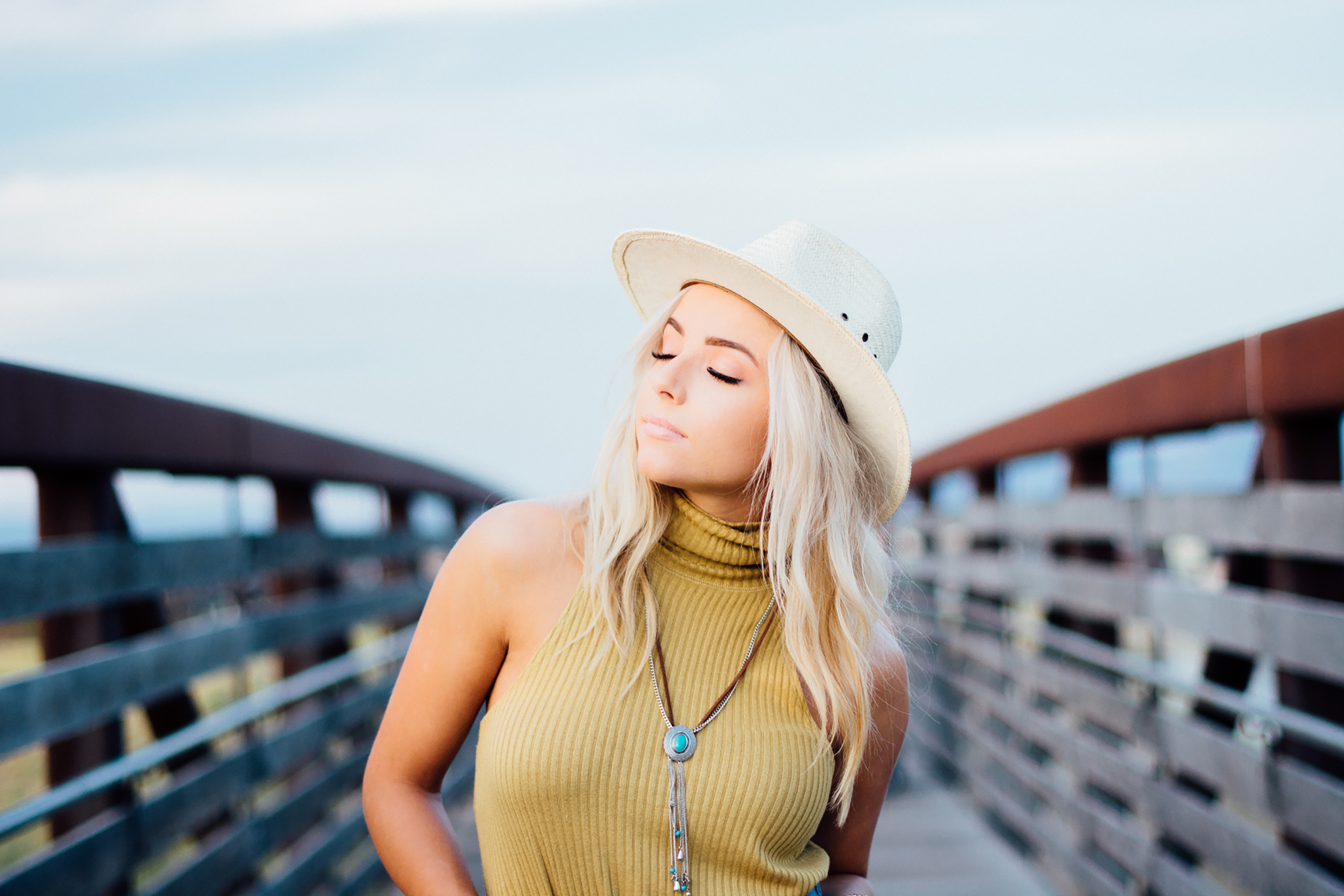 Girl Wearing Hat HD Wallpapers