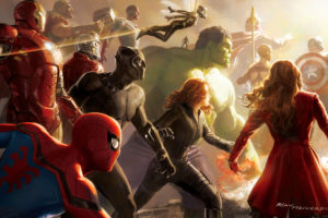 Avengers Infinity War Artwork 4K 5K