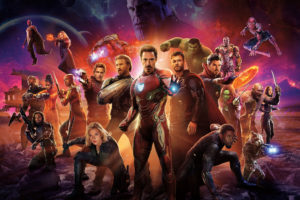 Avengers Infinity War Superheroes Cast 4K 8K