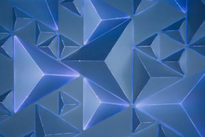 Blue Geometry 4K Wallpapers
