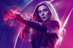 Elizabeth Olsen as Scarlet Witch Avengers Infinity War 4K 8K Wallpapers