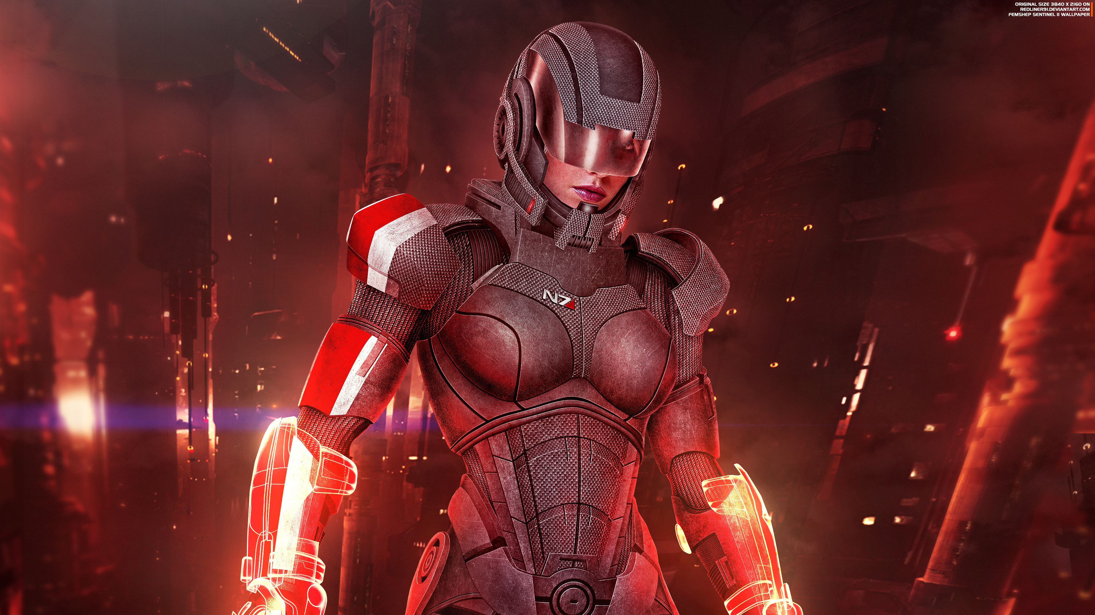 Female Shepard Mass Effect 4K