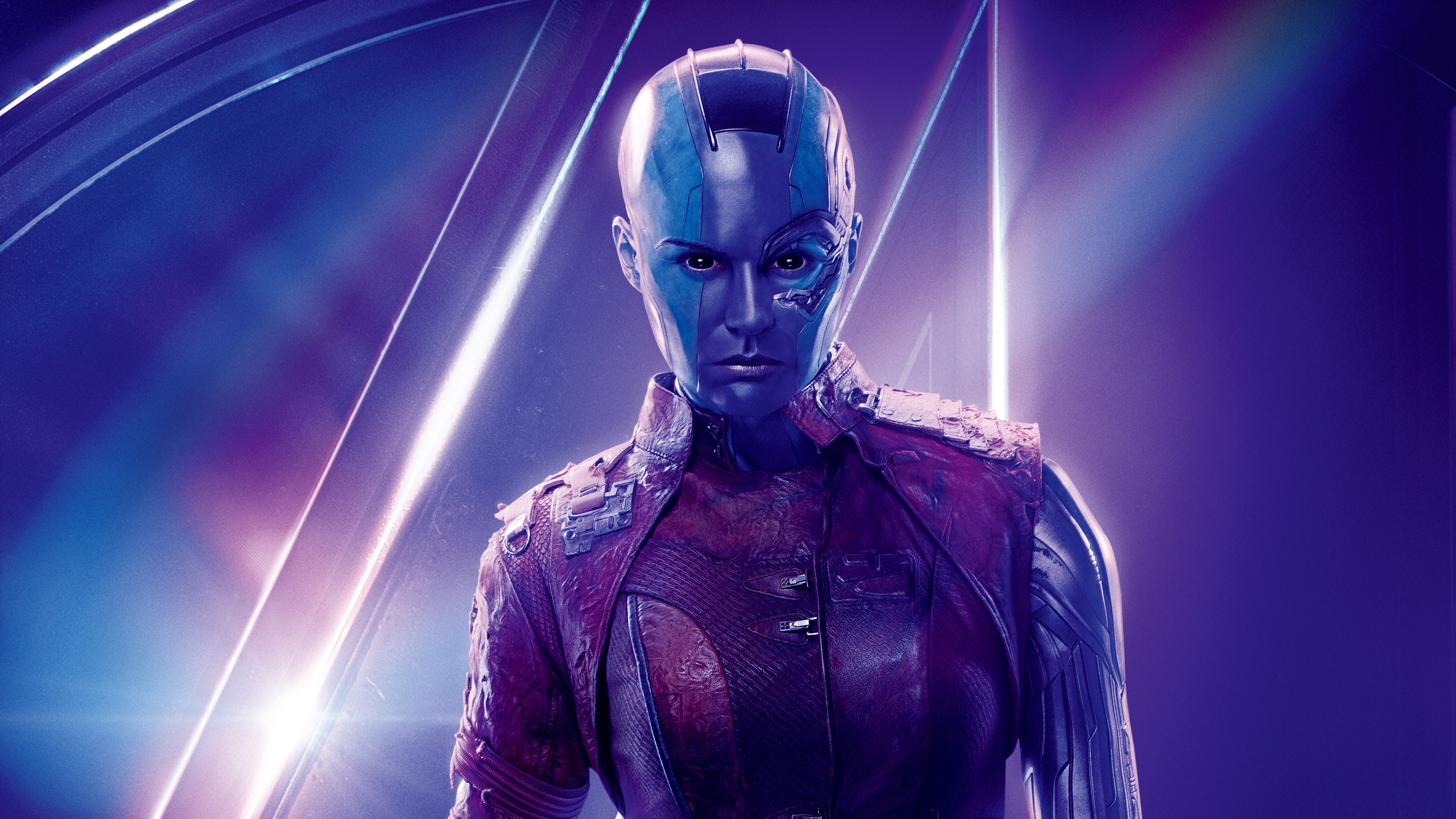 Karen Gillan as Nebula in Avengers Infinity War 4K 8K