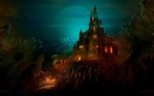 Lilliput Castle Dark Night