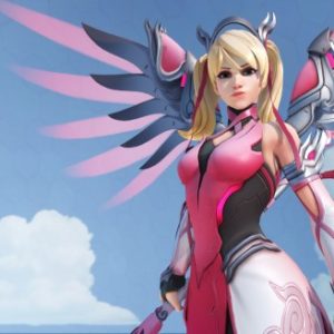 Pink Mercy Overwatch Wallpapers