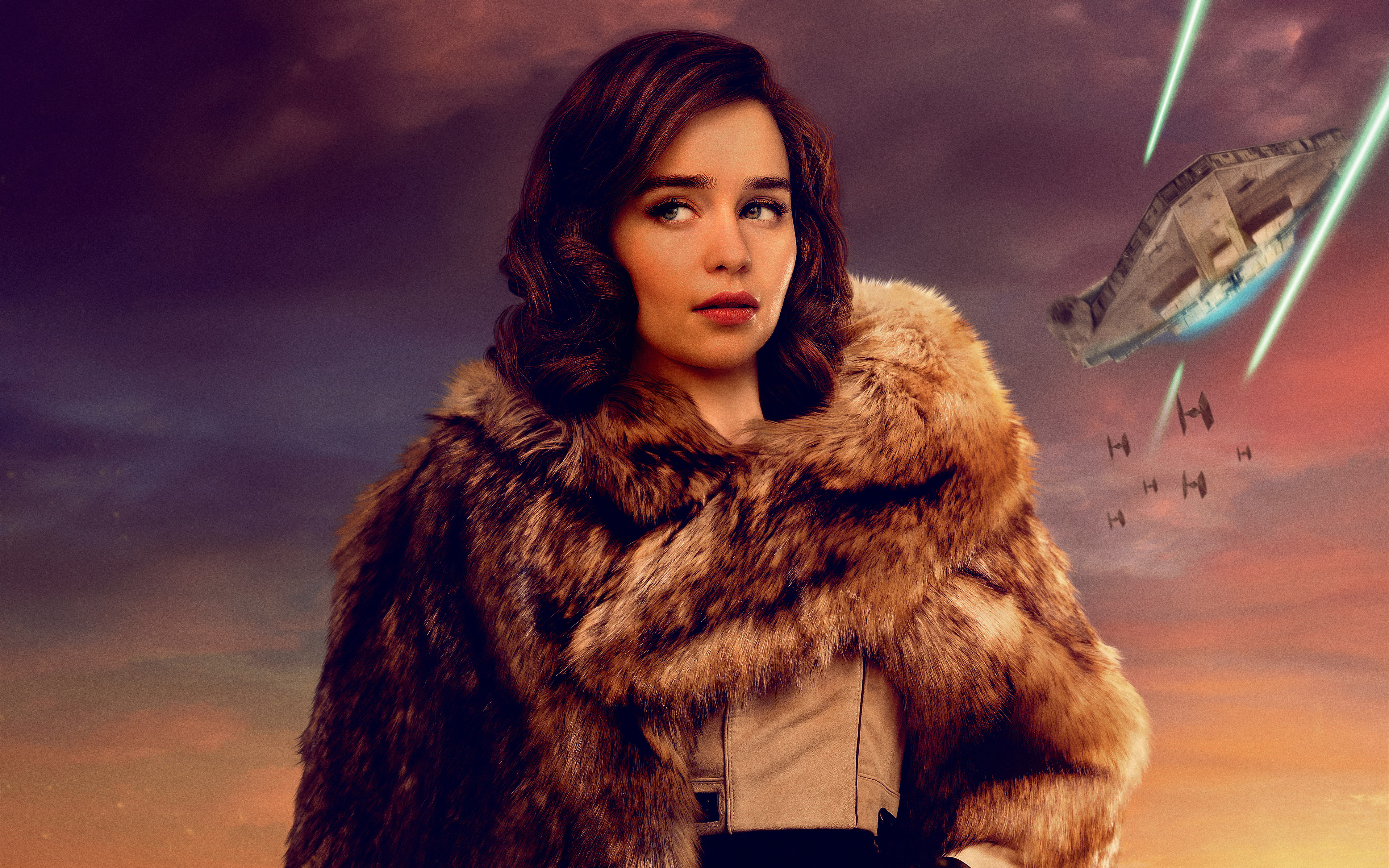 Qi’Ra Solo A Star Wars Story Emilia Clarke 4K