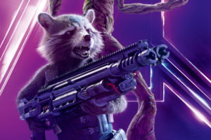 Rocket Raccoon in Avengers Infinity War 4K 8K Wallpapers
