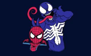 Spider Man and Venom 4K 8K