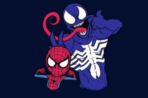 Spider Man and Venom 4K 8K