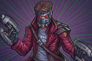 Star-Lord Artwork Guardians of the Galaxy Wallpapers