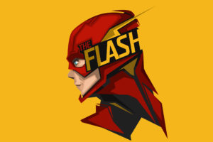 The Flash Minimal Artwork 4K 8K Wallpapers