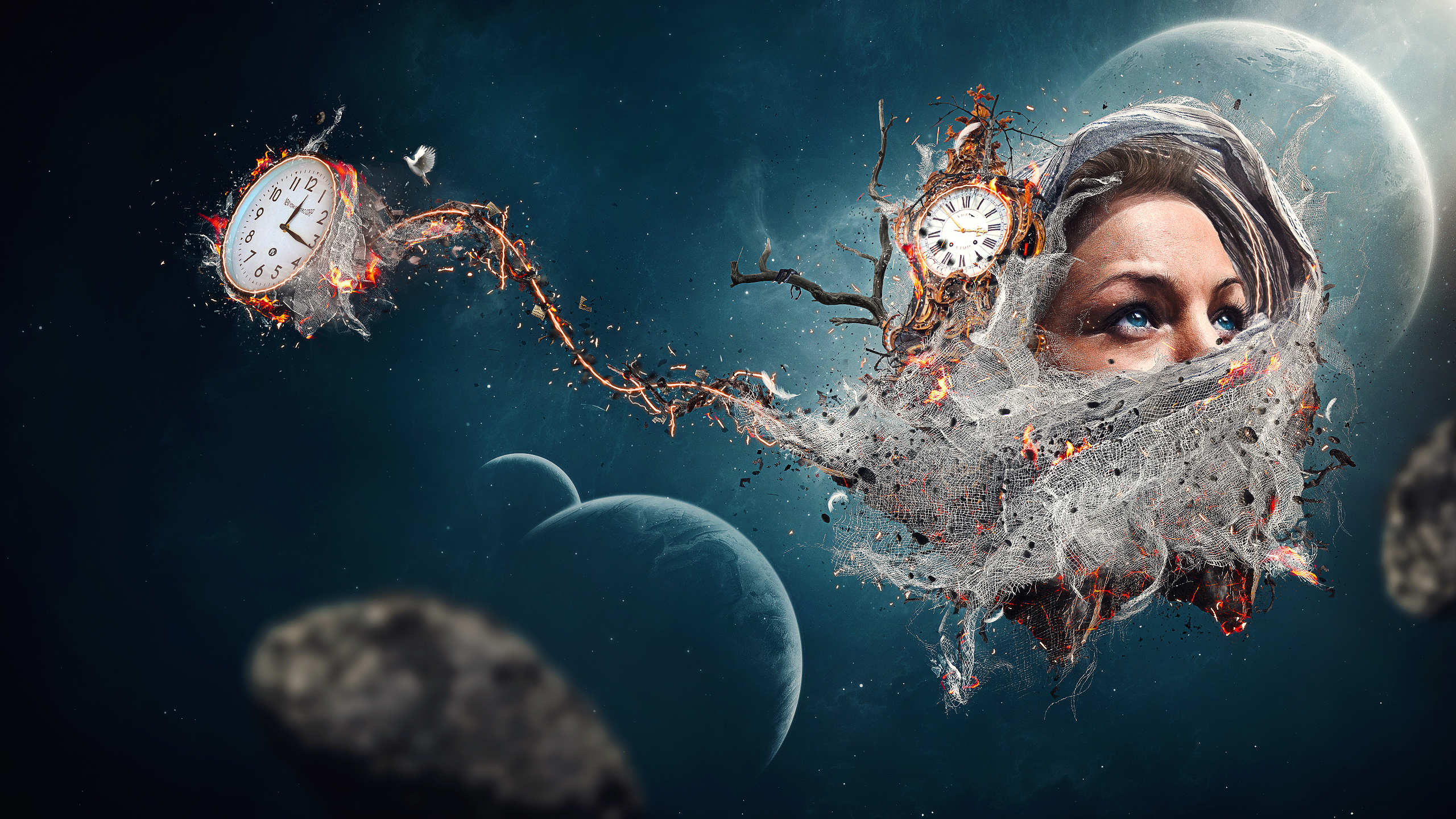 Time Travel Woman Wallpapers
