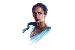 Alicia Vikander as Lara Croft Artwork 4K Wallpapers