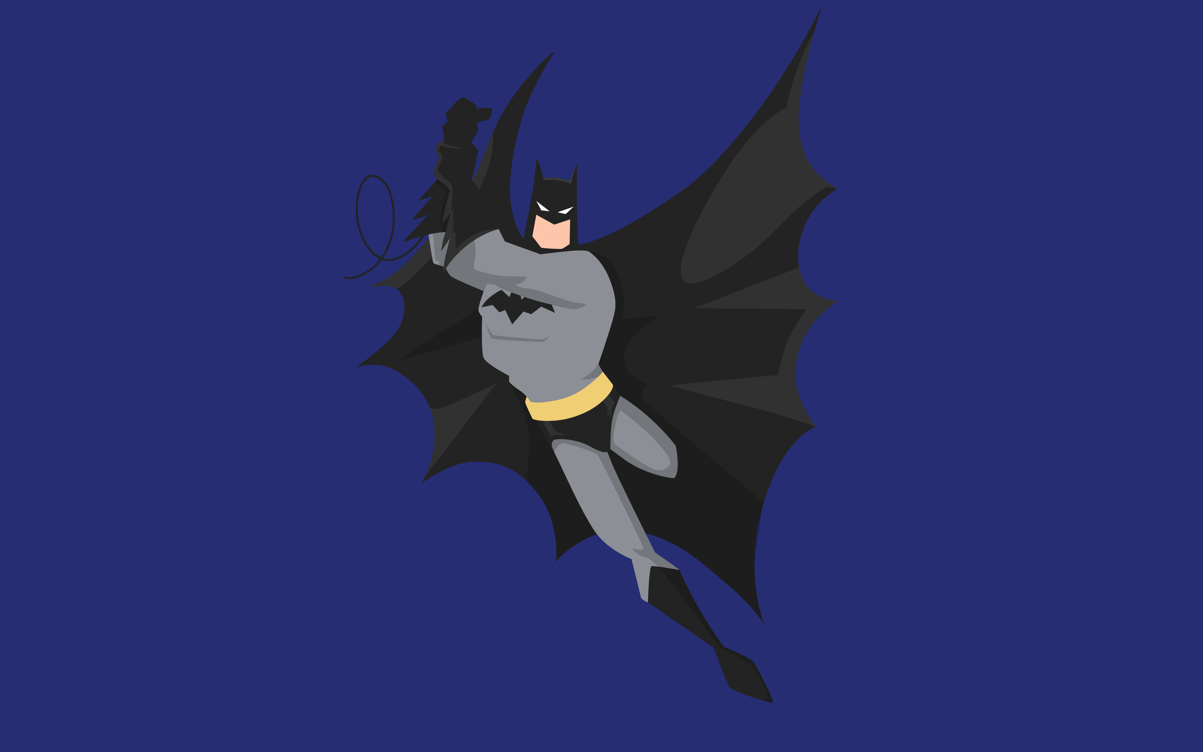 Batman Minimal Artwork 4K