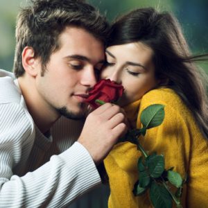 Couple Romance Love Roses Hug Wallpapers