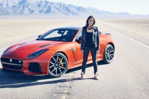 Jaguar F-TYPE Michelle Rodriguez 4K 8K Wallpapers