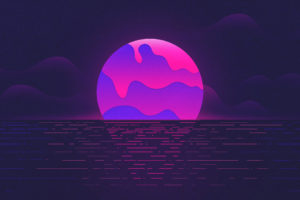 Purple Moon Wallpapers