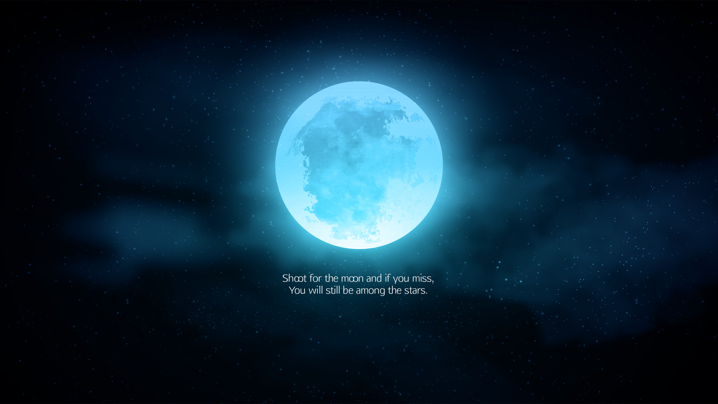 Shoot for Moon Quote Wallpapers