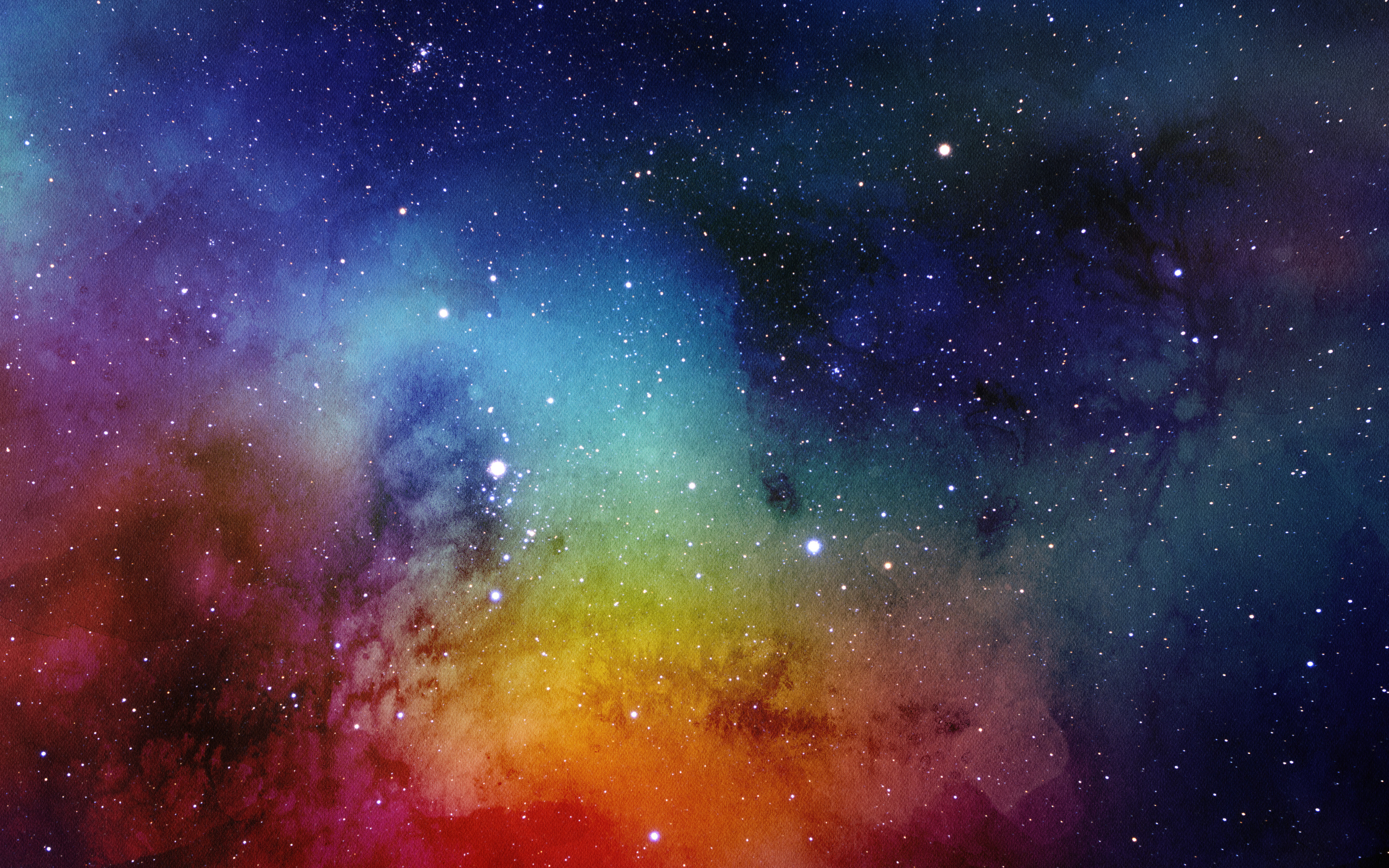 Spacescape Watercolor Painting Wallpapers