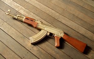AK 47 Gold Model Guns