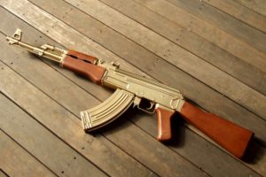 AK 47 Gold Model Guns