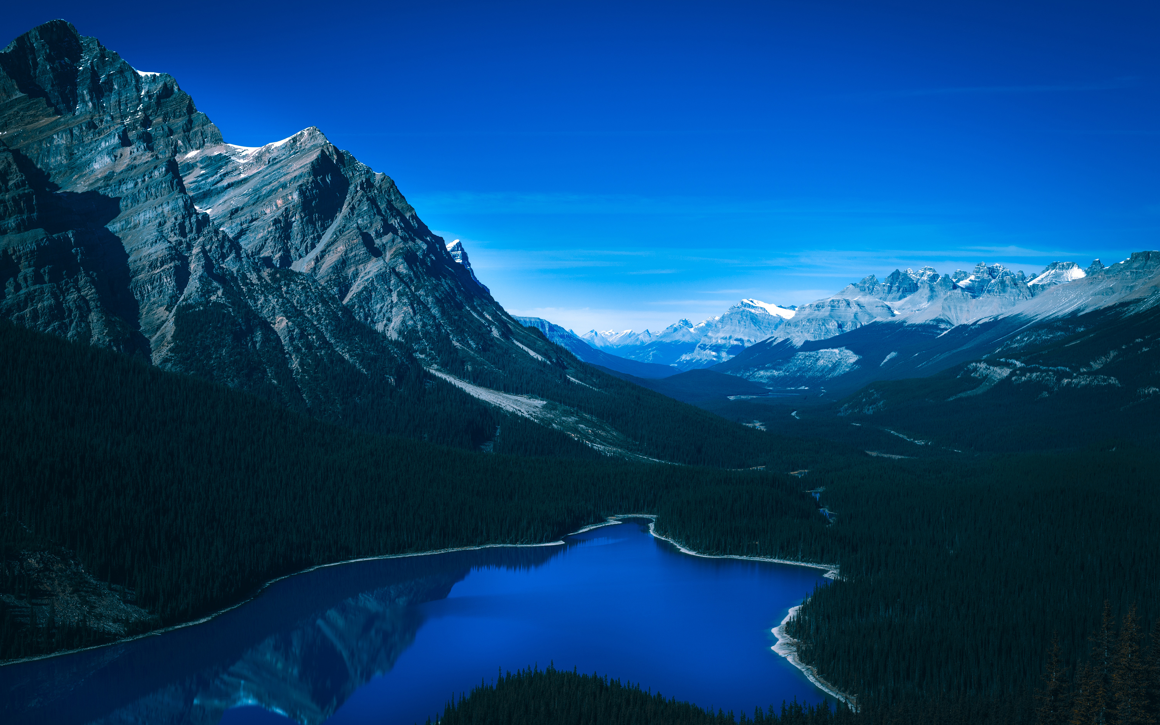 Banff National Park Landscape 4K