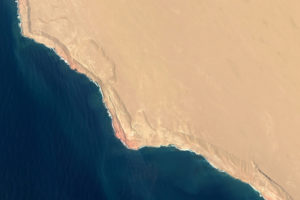 Coastline in Google Earth