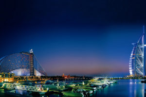 Dubai Night Cityscape 4K