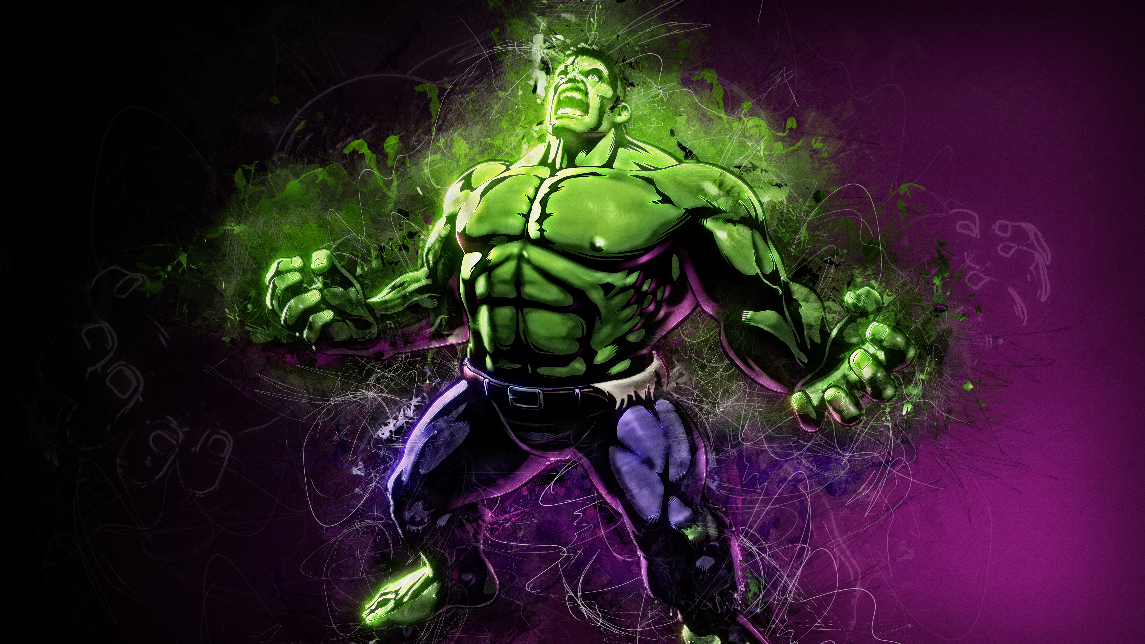 Hulk Artwork 4K HD
