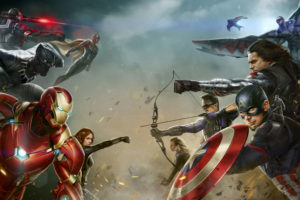 Marvel Captain America Civil War Superheroes 4K 8K