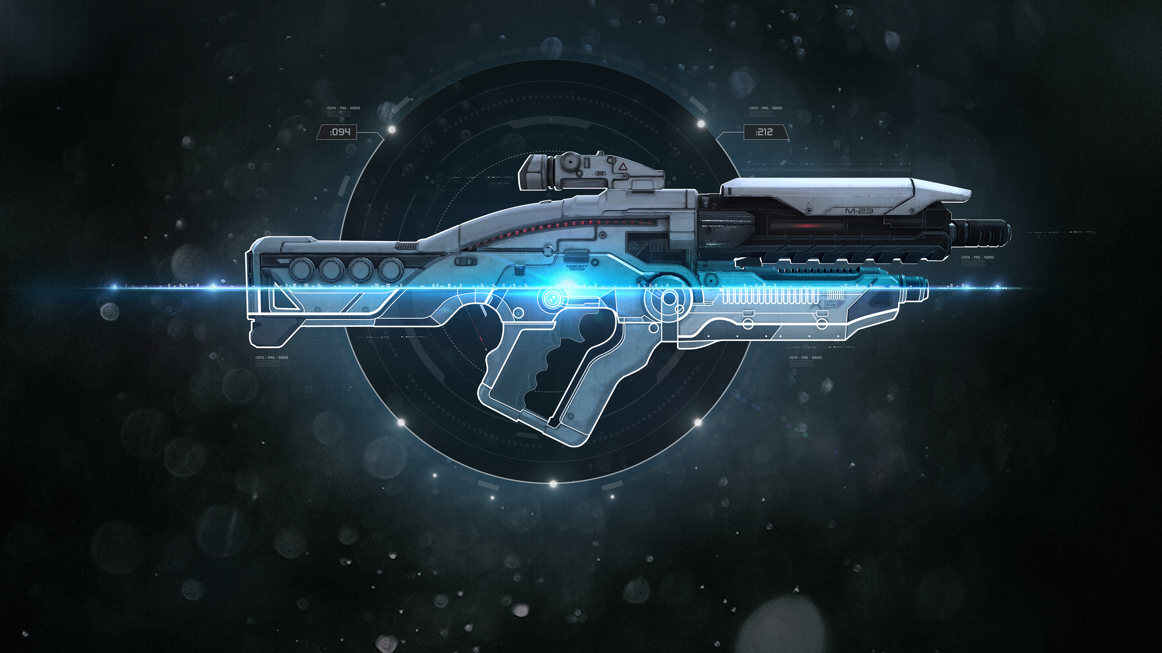 Mass Effect Assault rifle 4K Wallpapers