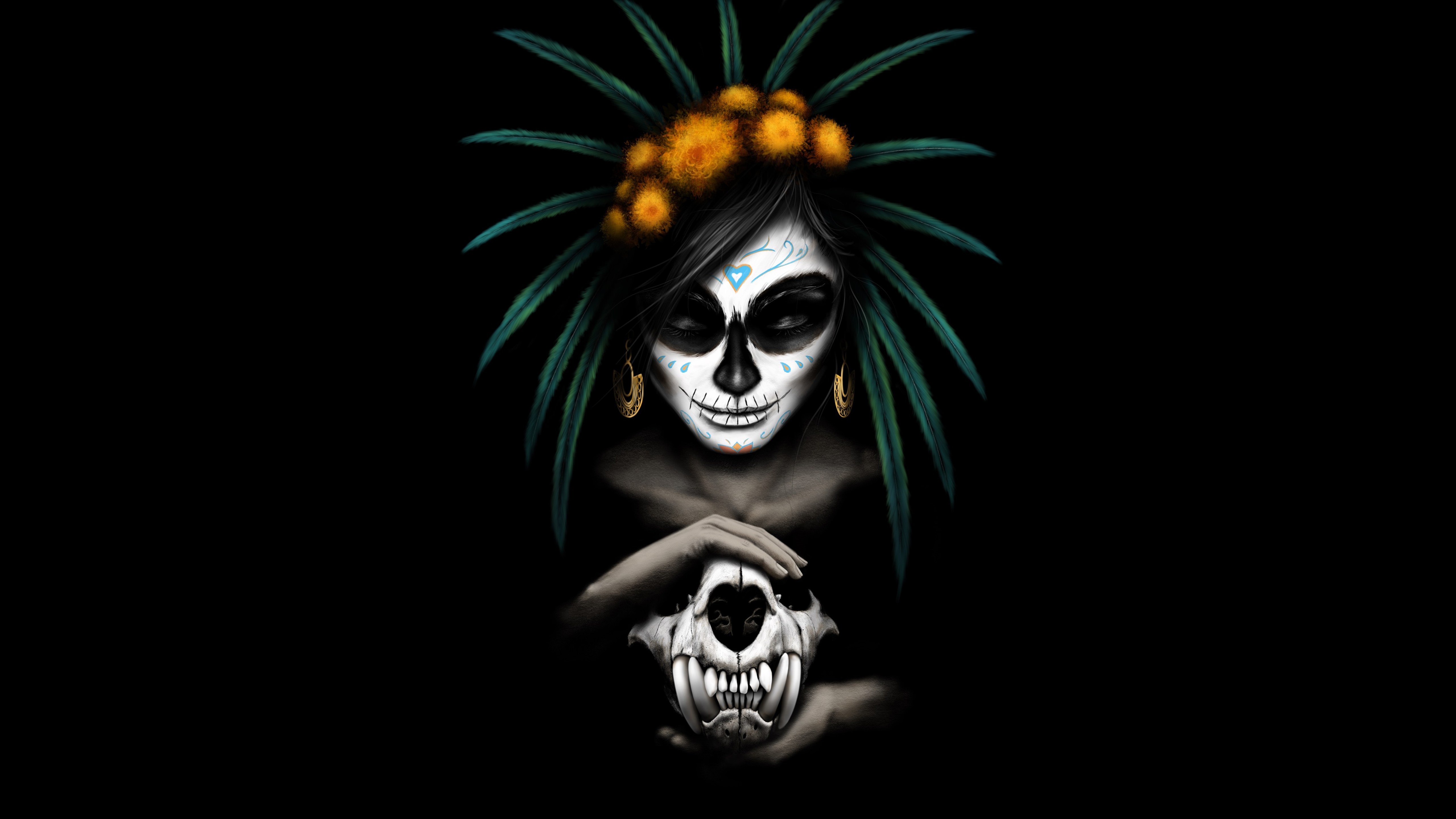 Mexican Catrina 5K Wallpapers
