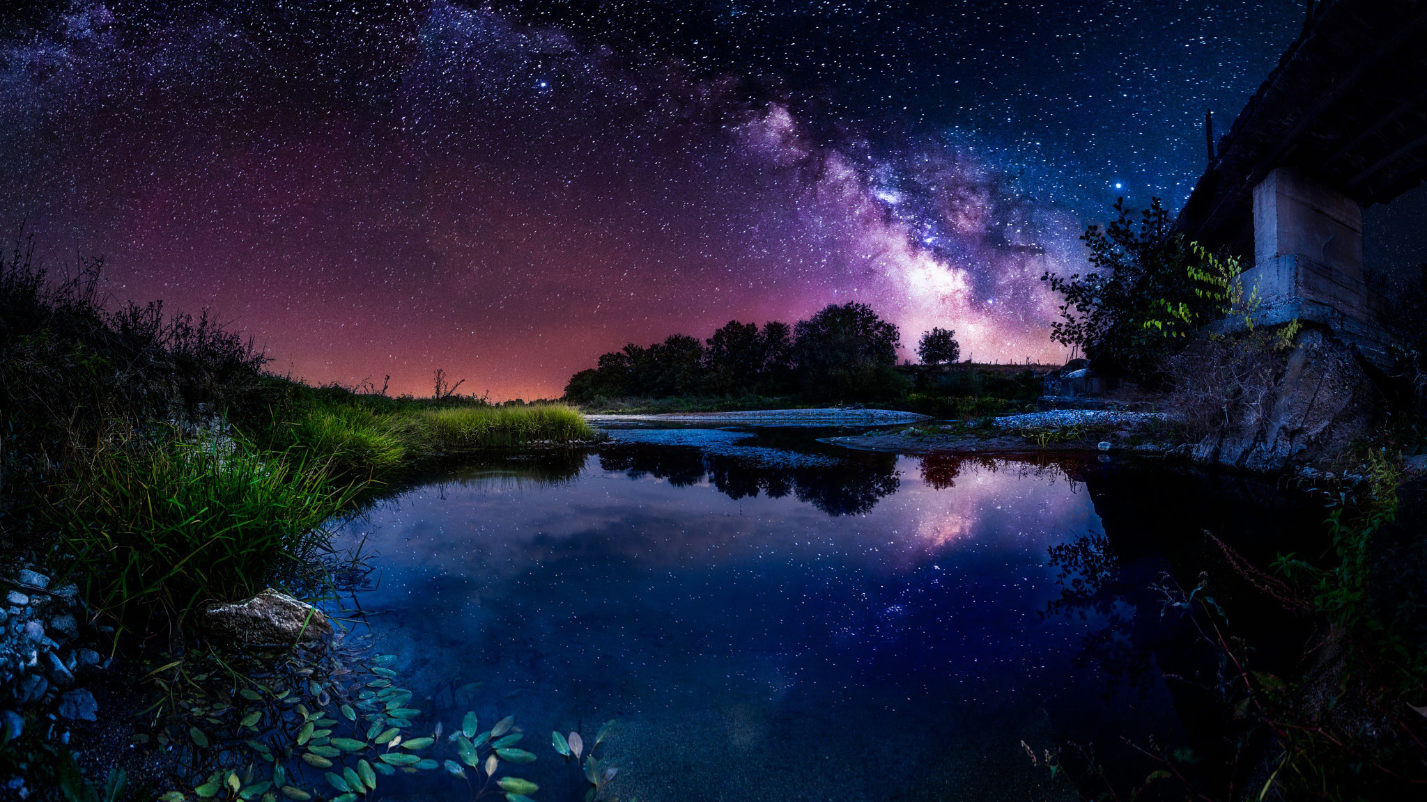 Milky Way Reflections