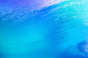 Ocean Waves in Blue