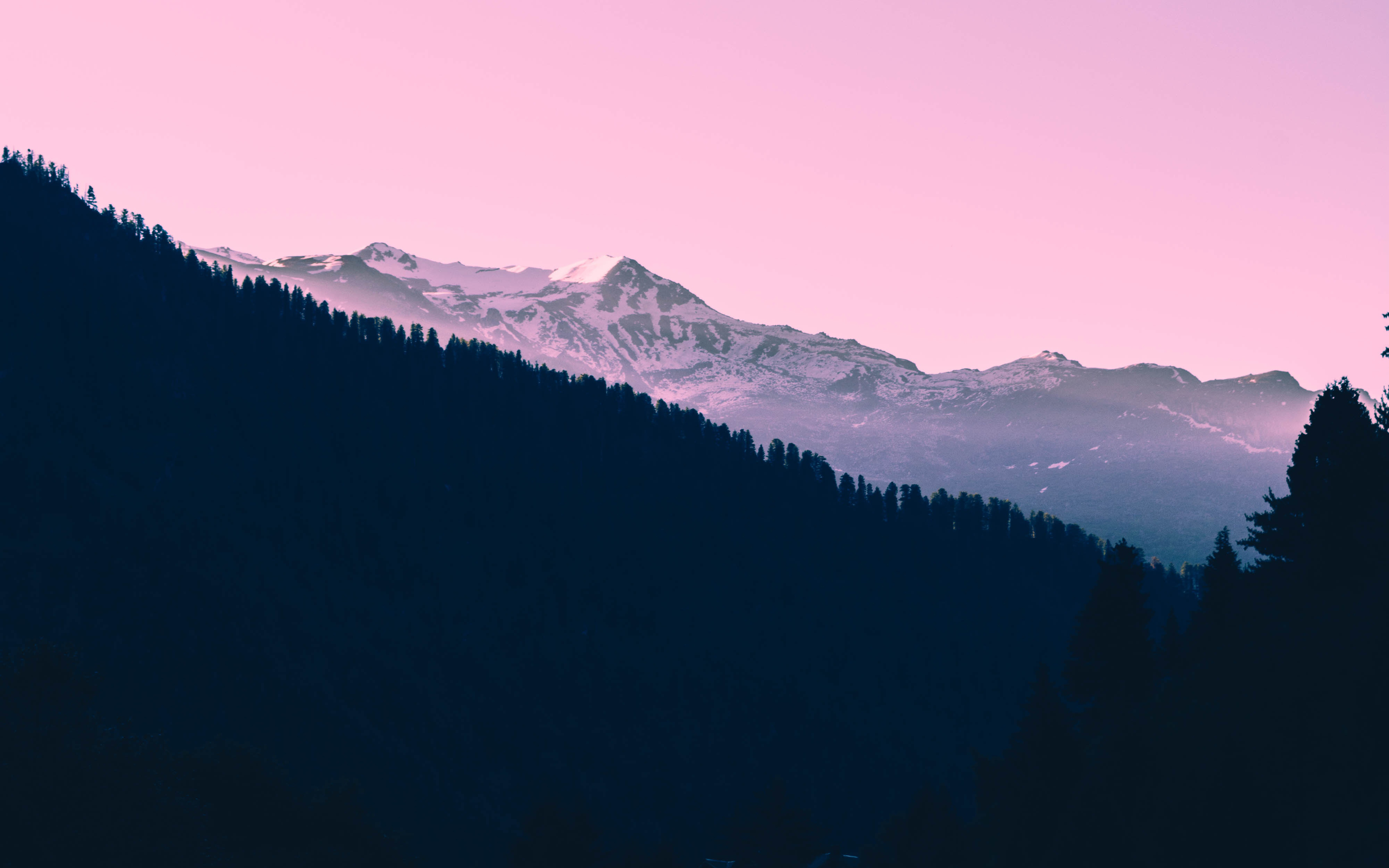 Twilight Mountains 4K Wallpapers