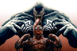 Venom vs Spider-Man Artwork 4K